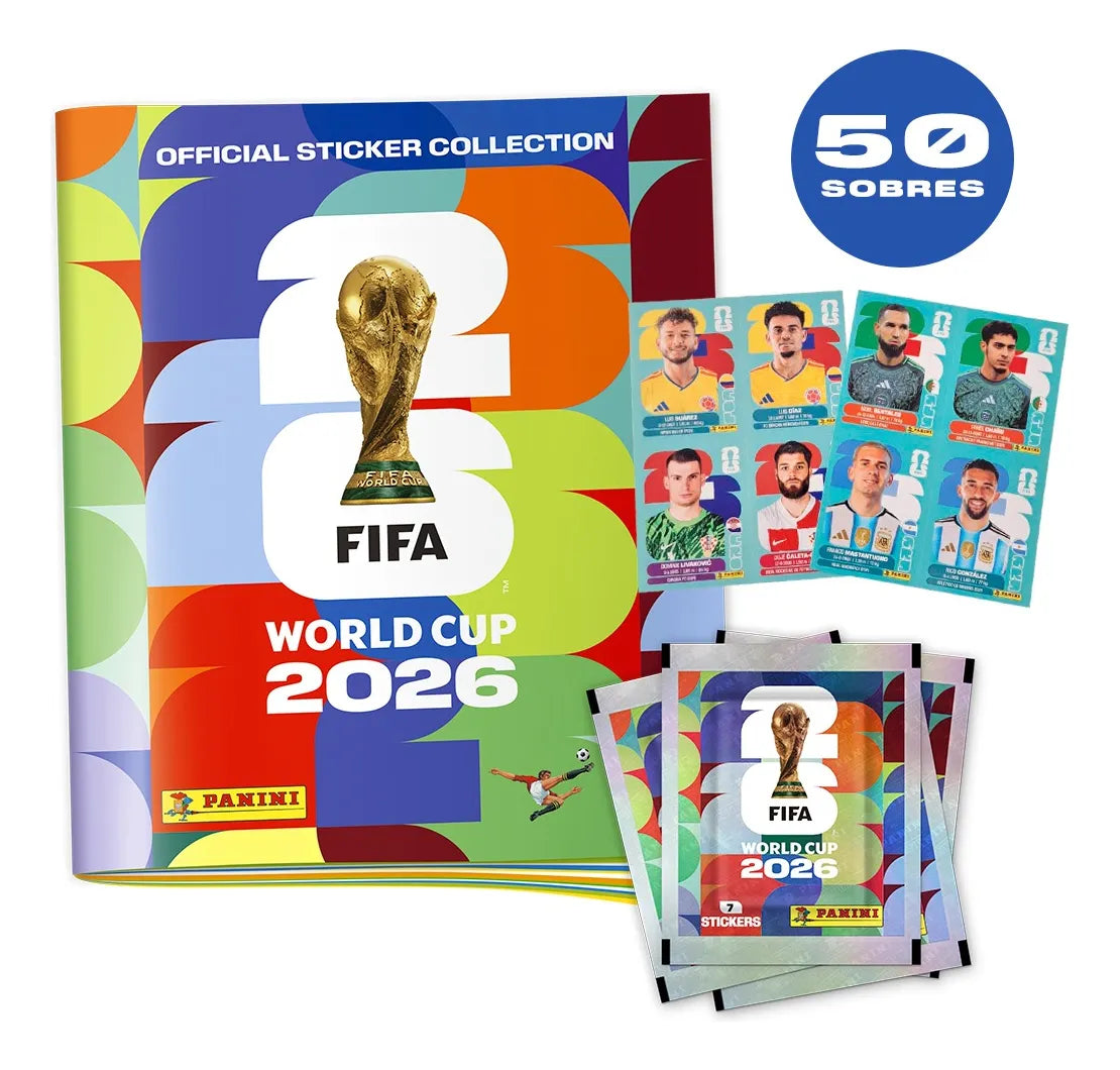 Pack 50 Paquetes + Album Tapa Dura